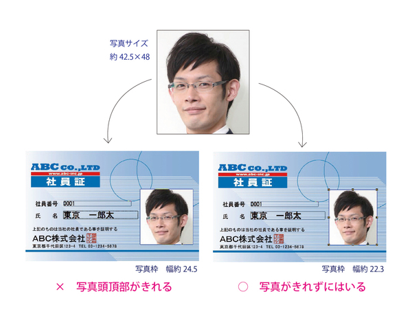 IDカード・社員証の顔写真について…｜プラスチックカード印刷・作成の